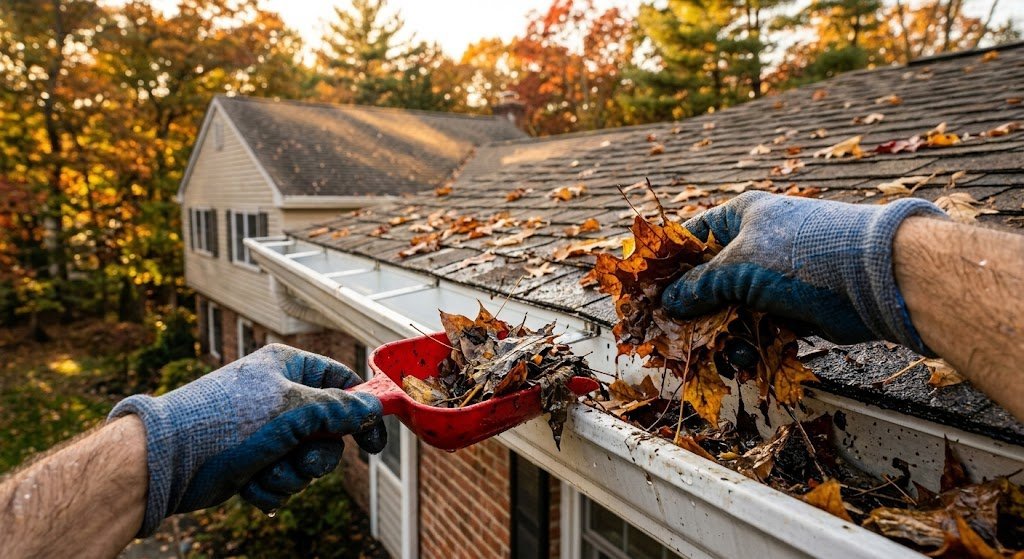 Gutter cleaning service